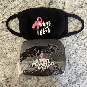 Flamingo Face Masks l QTY: 2